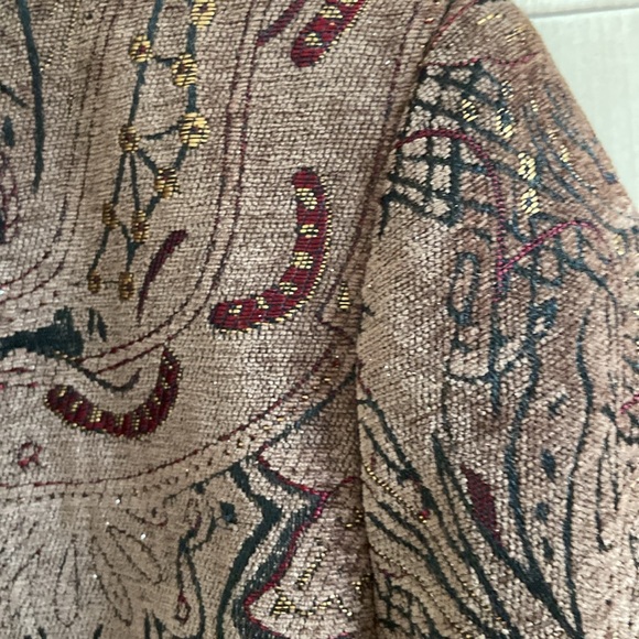 Roth LeCovan blazer sz 10 euc embroidered corduroy - Picture 2 of 4